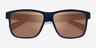 Still Navy Gold PlasticSunglass Frames from EyeBuyDirect, Closed View