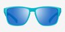 Surf Aqua Blue PlasticSunglass Frames from EyeBuyDirect, Front View