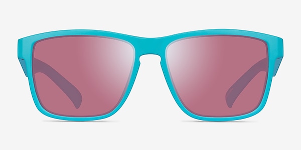 Current Aqua Pink Plastic Sunglass Frames