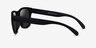 Drift Black Gray PlasticSunglass Frames from EyeBuyDirect, Side View
