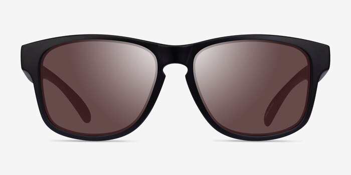 Flux Black Brown Plastic Sunglass Frames from EyeBuyDirect