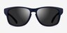 Crest Navy Gray PlasticSunglass Frames from EyeBuyDirect, Front View