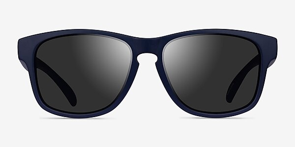 Crest Navy Gray Plastic Sunglass Frames