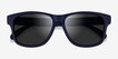 Crest Navy Gray PlasticSunglass Frames from EyeBuyDirect, Closed View