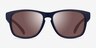 Coastal Navy Brown PlasticSunglass Frames from EyeBuyDirect, Front View