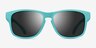 Salty Turquoise Gray PlasticSunglass Frames from EyeBuyDirect, Front View