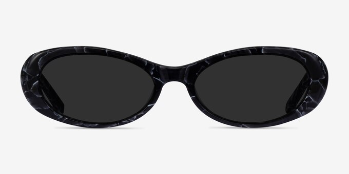 Perrin Black White Acetate Sunglass Frames