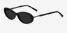Perrin Black White AcetateSunglass Frames from EyeBuyDirect, Angle View