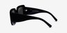 Avant Black AcetateSunglass Frames from EyeBuyDirect, Side View