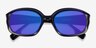 Astro Black PlasticSunglass Frames from EyeBuyDirect, Closed View
