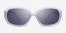 Astro Nasa Silver PlasticSunglass Frames from EyeBuyDirect, Front View