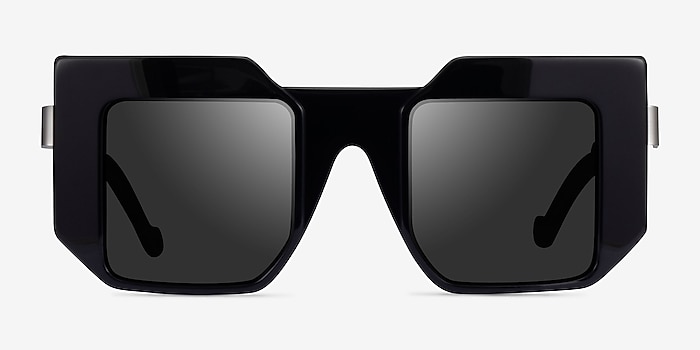 Virtua Black Acetate Sunglass Frames from EyeBuyDirect