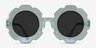 Curious Clear Green AcetateSunglass Frames from EyeBuyDirect, Front View