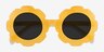 Curious Clear Yellow AcétateSoleil de Lunette de vue d'EyeBuyDirect, Vue Rapprochée