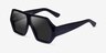 Boomtown Black AcetateSunglass Frames from EyeBuyDirect, Angle View