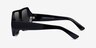 Boomtown Black AcetateSunglass Frames from EyeBuyDirect, Side View
