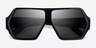 Boomtown Black AcetateSunglass Frames from EyeBuyDirect, Closed View