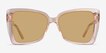 Tippi Crystal Peach AcetateSunglass Frames from EyeBuyDirect, Front View