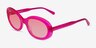 Dolly Crystal Fuchsia Pink AcetateSunglass Frames from EyeBuyDirect, Angle View
