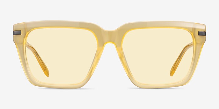 Peggy Milky Yellow Acetate Sunglass Frames from EyeBuyDirect
