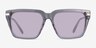 Peggy Crystal Gray AcetateSunglass Frames from EyeBuyDirect, Front View