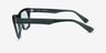 Kitt Crystal Green AcetateSunglass Frames from EyeBuyDirect, Side View