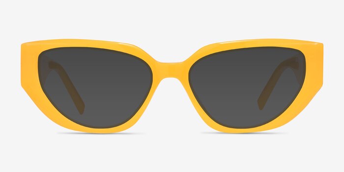 Edie Crystal Yellow Acetate Sunglass Frames from EyeBuyDirect