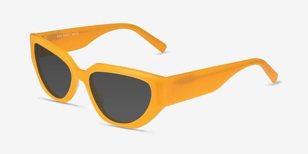 Crystal Yellow Edie -  Acetate Sunglasses