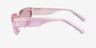 Edie Crystal Pink AcetateSunglass Frames from EyeBuyDirect, Side View