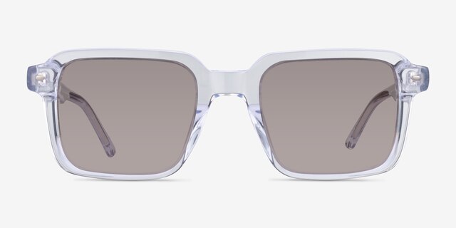 Nat Clear Crystal AcetateSunglass Frames from EyeBuyDirect, Front View
