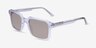 Nat Clear Crystal AcetateSunglass Frames from EyeBuyDirect, Angle View