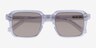 Nat Clear Crystal AcetateSunglass Frames from EyeBuyDirect, Closed View