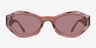 Francoise Crystal Brown AcetateSunglass Frames from EyeBuyDirect, Front View