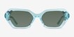 Brigitte Crystal Light Green AcetateSunglass Frames from EyeBuyDirect, Front View