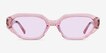 Ronette Crystal Peach AcetateSunglass Frames from EyeBuyDirect, Front View