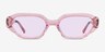 Ronette Crystal Peach AcetateSunglass Frames from EyeBuyDirect, Front View