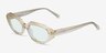 Ronette Crsytal Yellow AcetateSunglass Frames from EyeBuyDirect, Angle View