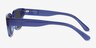Canna Crystal Blue AcetateSunglass Frames from EyeBuyDirect, Side View