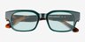 Canna Green AcetateSunglass Frames from EyeBuyDirect, Closed View