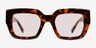 Plumarius Tortoise AcetateSunglass Frames from EyeBuyDirect, Front View