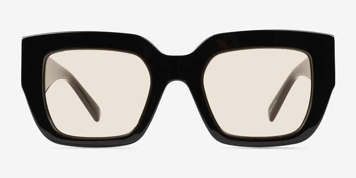 Plumarius Black Acetate Sunglass Frames from EyeBuyDirect