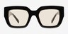 Plumarius Black AcetateSunglass Frames from EyeBuyDirect, Front View
