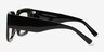 Plumarius Black AcetateSunglass Frames from EyeBuyDirect, Side View