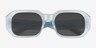 Lilia Milky Light Blue AcetateSunglass Frames from EyeBuyDirect, Closed View