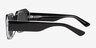 Lilia Black Crystal AcetateSunglass Frames from EyeBuyDirect, Side View