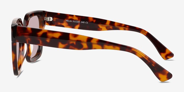 Helia Tortoise AcetateSunglass Frames from EyeBuyDirect, Side View