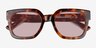 Helia Tortoise AcetateSunglass Frames from EyeBuyDirect, Closed View