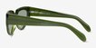 Aria Bilayer Green Alternative MaterialsSunglass Frames from EyeBuyDirect, Side View