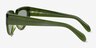 Aria Bilayer Green AcetateSunglass Frames from EyeBuyDirect, Side View