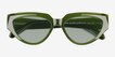 Aria Bilayer Green Alternative MaterialsSunglass Frames from EyeBuyDirect, Closed View